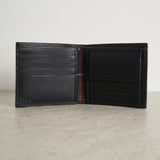 Portacarte uomo nero dettaglio tartan MLG0060 BK11 BARBOUR 