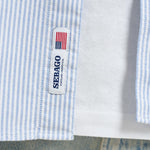 Camicia uomo in cotone a righe celeste e bianche 751271W A13 SEBAGO 