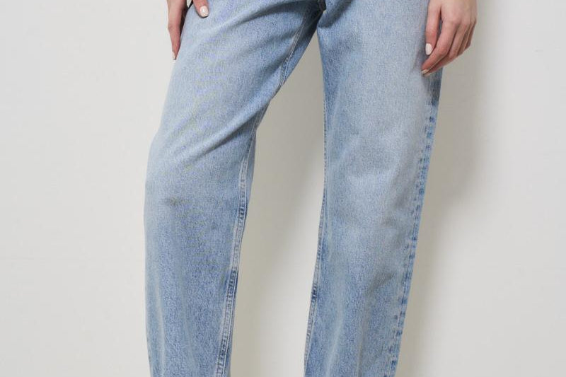 Jeans donna Fran in denim chiaro A9157B fran1206 AGOLDE 