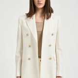 Blazer donna doppiopetto panna GWP00829 P00138211364 GOLDEN GOOSE 