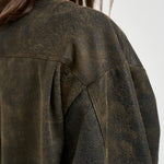 Giacca donna effetto vintage marrone 50009D ARMY SALVATORE SANTORO 