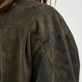 Giacca donna effetto vintage marrone 50009D ARMY SALVATORE SANTORO 