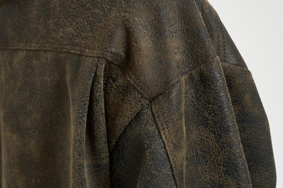 Giacca donna effetto vintage marrone 50009D ARMY SALVATORE SANTORO 