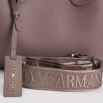 Borsa a mano donna in pelle tortora EW000361 AF12036M1057 EMPORIO ARMANI 