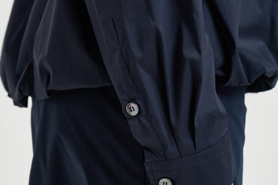 Camicia donna over blu notte L6SK18 N08 LIVIANA CONTI 