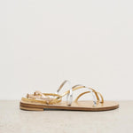Sandali donna oro e argento W65  EMANUELA CARUSO CAPRI 