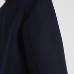 Cappotto donna corto doppiopetto blu notte MERYL NAVY BLUE ACCADEMIE TESSILI 