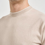 Maglia uomo a maniche corte beige M010201 111 ACCADEMIE TESSILI 