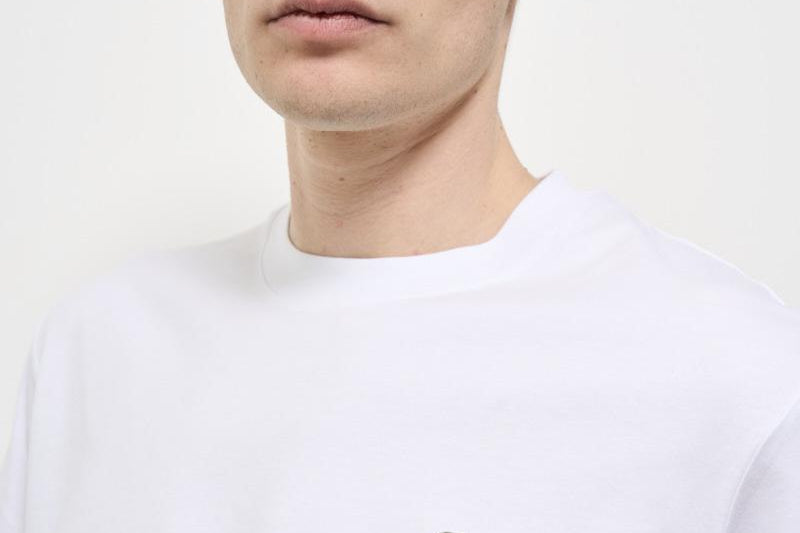 T-shirt uomo girocollo bianca TH7318 001 LACOSTE 