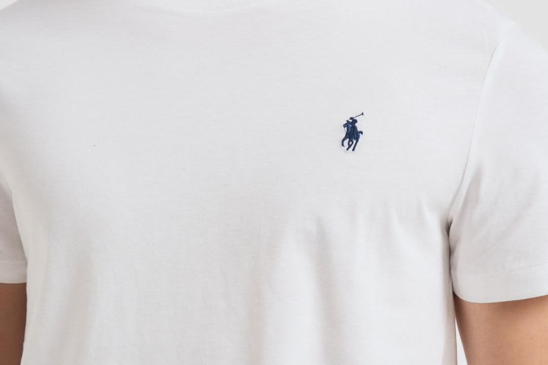 T-shirt girocollo uomo bianca 710680785 003 RALPH LAUREN 