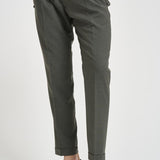 Pantalone uomo chino verde RETRO PO1383XGREEN BERWICH 