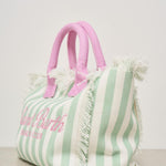 Borsa donna Colette a righe verde COLETTE 03756H MC2 SAINT BARTH 