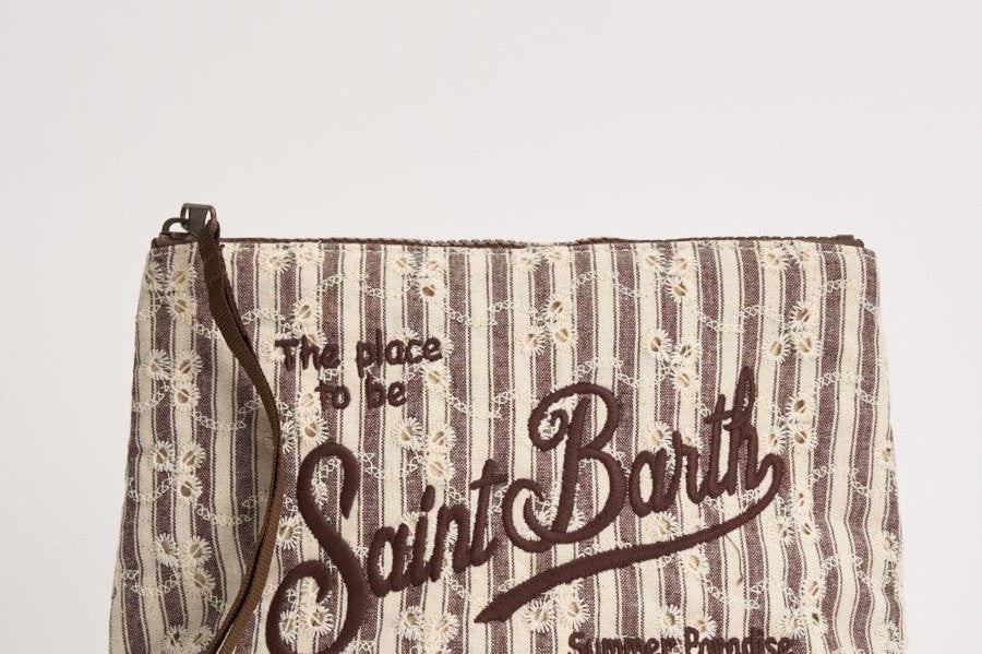 Pochette donna Aline sangallo marrone ALINESANGALLO 00561L MC2 SAINT BARTH 