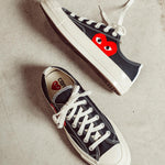 Converse x Comme des Garçons PLAY Sneaker bassa Chuck 70 K111 BLACK COMME DES GARCON PLAY 