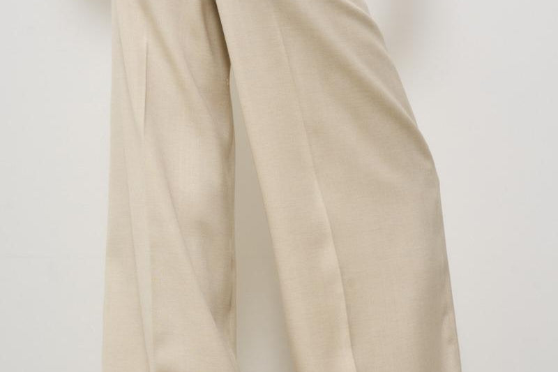 Pantaloni donna a palazzo panna 13531 DUNE0014 FORTE FORTE 