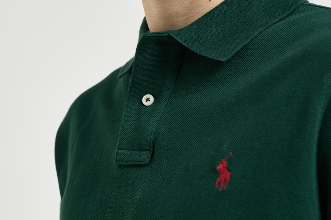 Polo uomo verde 710795080 018 RALPH LAUREN 