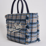 Borsa donna Colette tweed celeste COLETTETWD CK3121 MC2 SAINT BARTH 