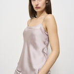 Top donna satinato rosa BL00021D 1985 HERNO 