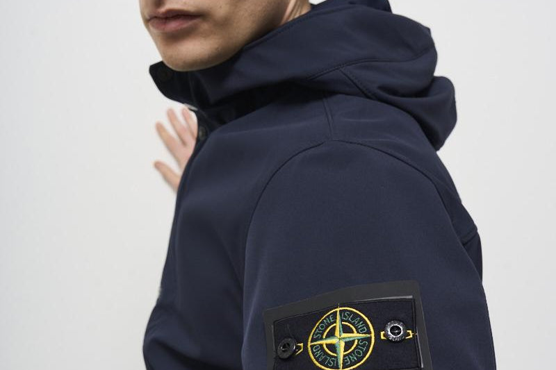 Giubbotto uomo blu Softshell 4100090 S0A22V0020 STONE ISLAND 