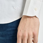Camicia uomo in popeline bianca EM005123 AF23800U0002 EMPORIO ARMANI 