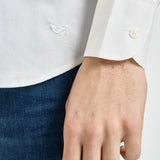Camicia uomo in popeline bianca EM005123 AF23800U0002 EMPORIO ARMANI 
