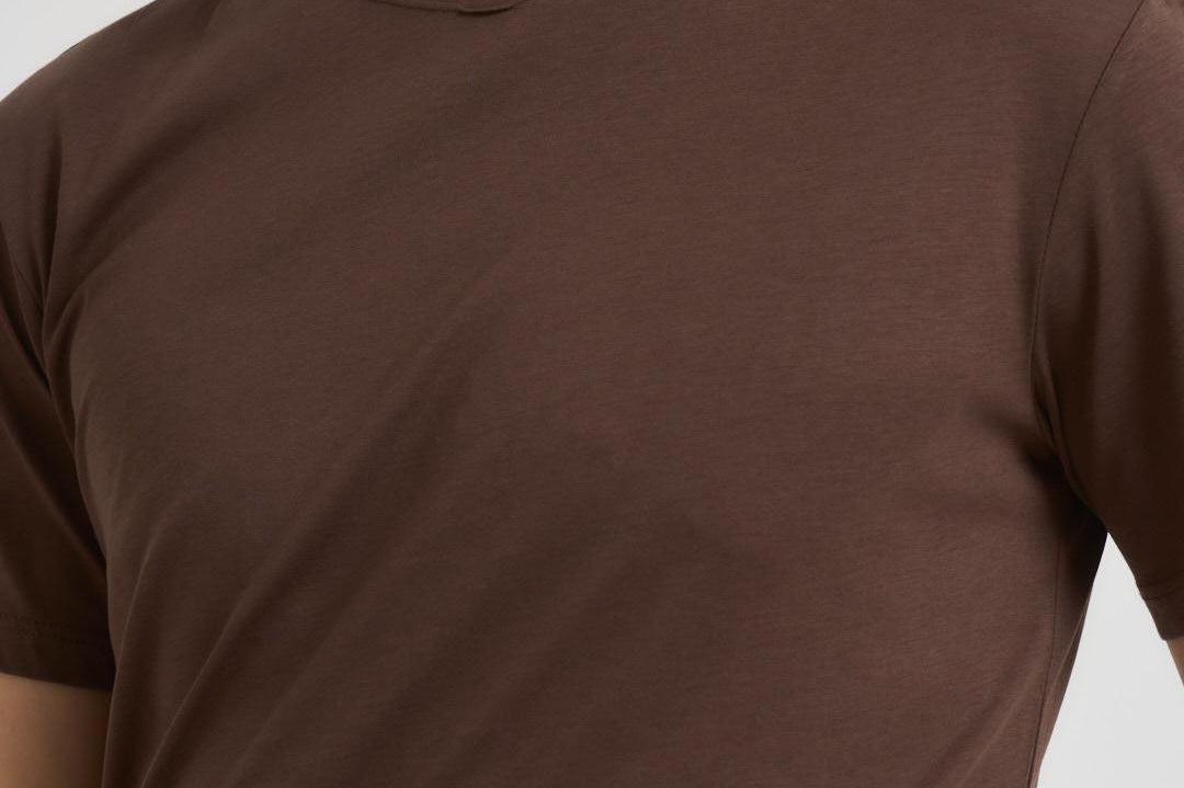 T-shirt uomo marrone SH000760 MORO ACCADEMIE TESSILI 