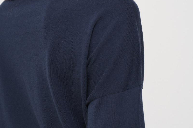 Maglia donna girocollo blu 850224 ZA469Z2068 INCOTEX 