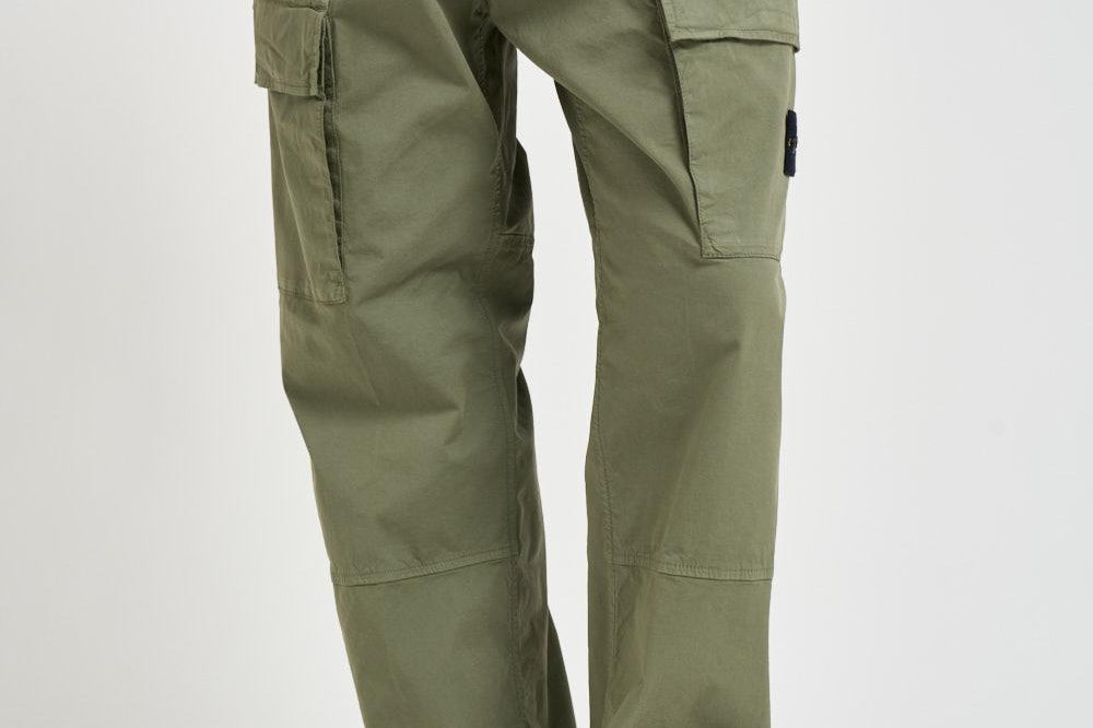Pantalone uomo cargo verde militare 3100020 S0A10V005G STONE ISLAND 