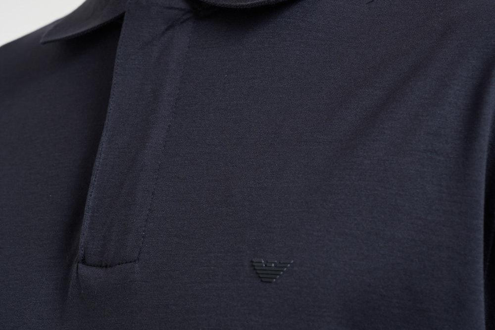Polo uomo blu a manica corta EM005492 AF24839UB118 EMPORIO ARMANI 