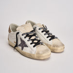 Sneakers donna Super star bianca e strass GWF00102 F00535882532 GOLDEN GOOSE 