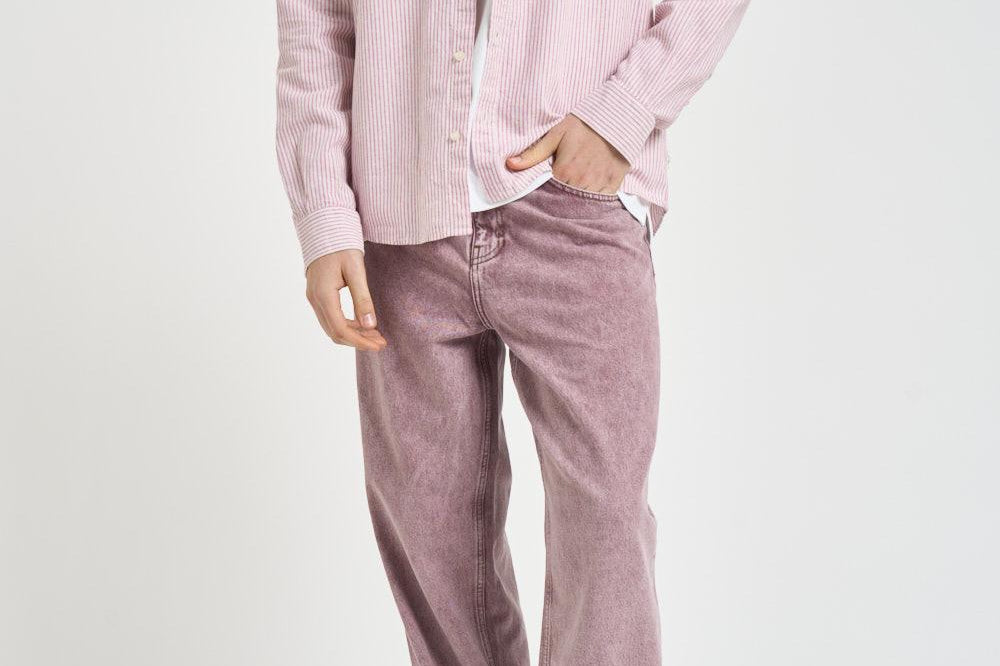 Camicia uomo Konrad a righe rosa 1001330 CROCUSPINK LES DEUX 