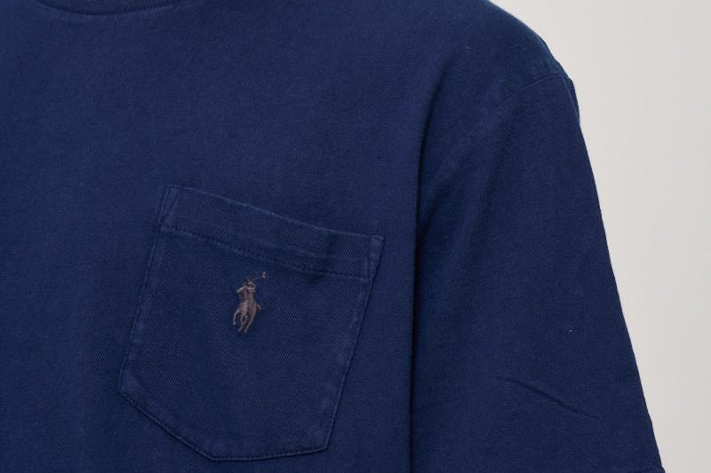 T-shirt uomo girocollo blu 710964511 001 RALPH LAUREN 