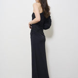 Abito donna lungo Toga Dress nero 625SS6642O BLACK DANAME 