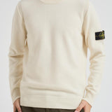 Maglia uomo girocollo panna 5100072 S00A3V0093 STONE ISLAND 