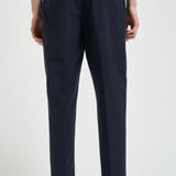 Pantalone uomo doppia pinces blu BELLOD 300519511 BRIGLIA 