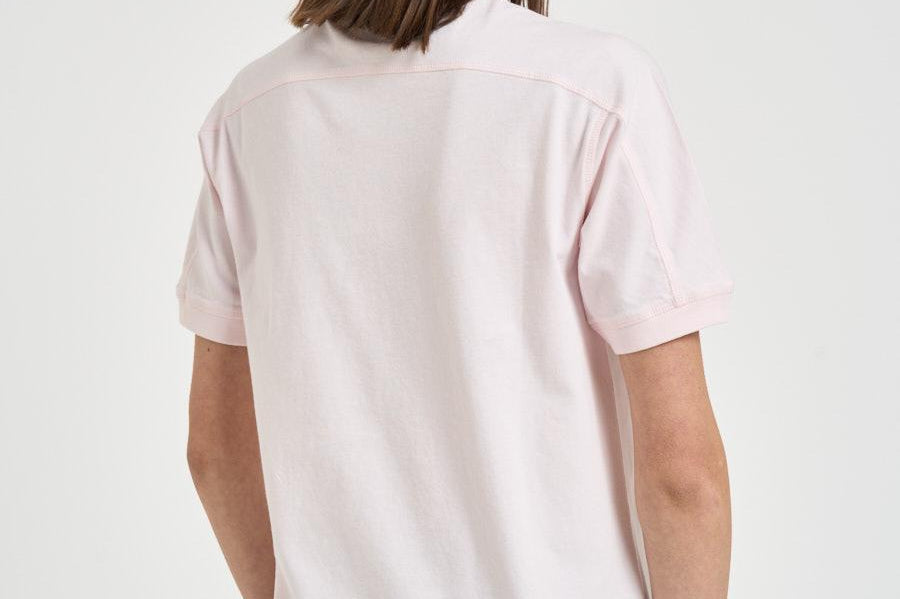 T-shirt donna girocollo rosa cipria 12505 PINK ANINE BING 