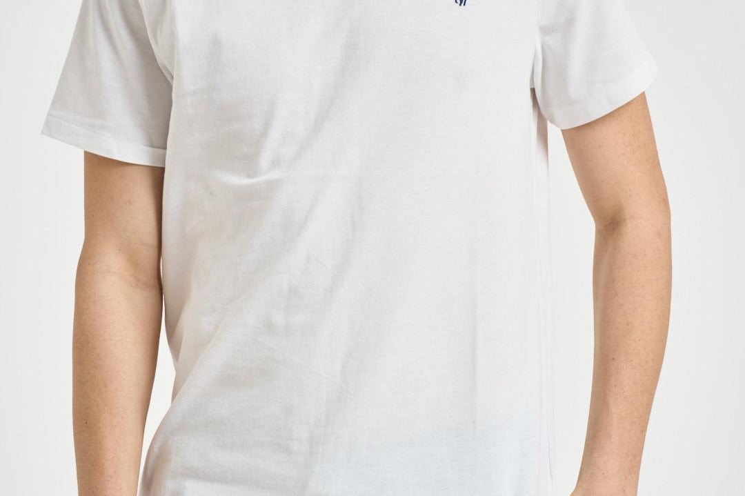 T-shirt uomo girocollo bianca con logo 710680785 003 RALPH LAUREN 