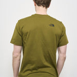 T-shirt uomo girocollo verde NF0A87NG PIB1 THE NORTH FACE 