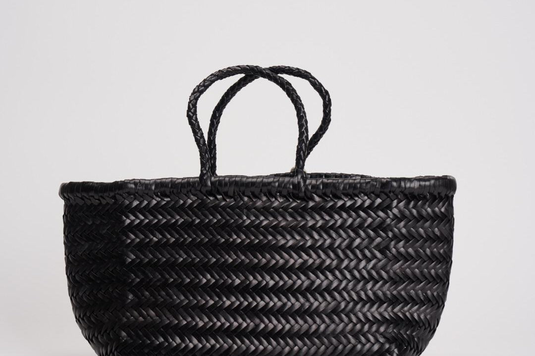 Borsa donna Bamboo Triple Jump nera 8811 BLACK DRAGON DIFFUSION 