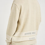 Maglia uomo girocollo panna 5100043 S00XGV0M93 STONE ISLAND 