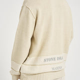 Maglia uomo girocollo panna 5100043 S00XGV0M93 STONE ISLAND 