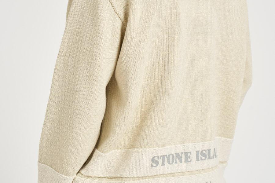 Maglia uomo girocollo panna 5100043 S00XGV0M93 STONE ISLAND 