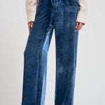 Pantalone donna a palazzo Kankam blu 12699 516524 PIERRE-LOUIS MASCIA 