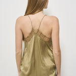 Top donna Berwyn verde BERWYN BROWNKHAKI IRO 