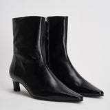 Stivaletti donna in pelle lucida neri S101164 01 ALOHAS 