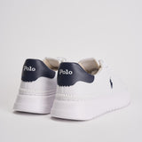 Sneakers uomo RLite Court bianco e blu 809974097 001 RALPH LAUREN 