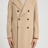Cappotto uomo doppiopetto beige ARDEN 350001EA810 TAGLIATORE 