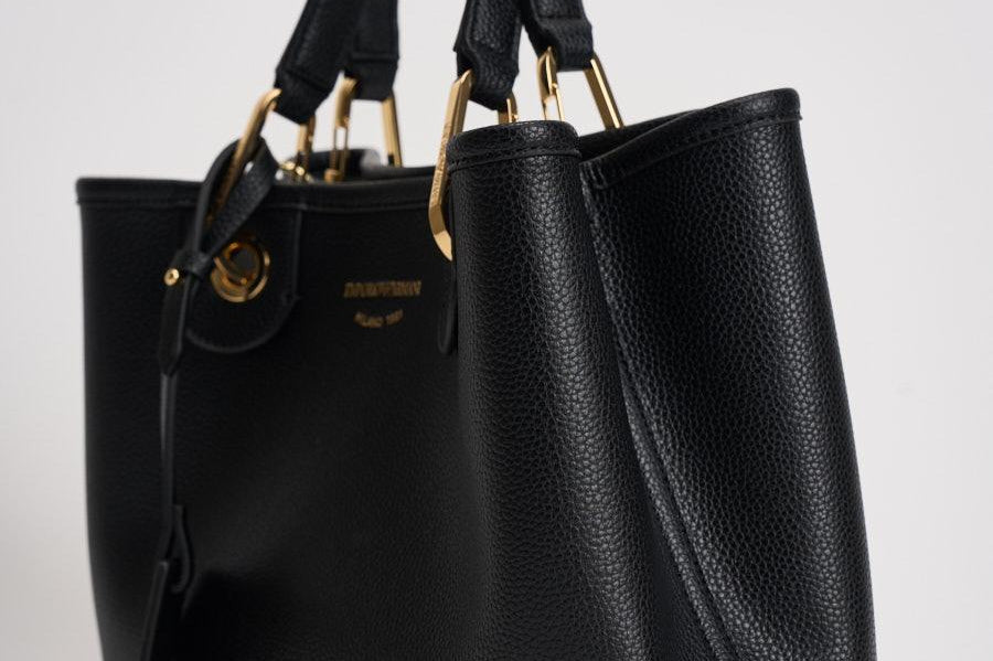 Borsa a mano donna in pelle nera EW000361 AF12103MC032 EMPORIO ARMANI 