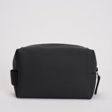 Borsa da toilette Wash Bag Small impermeabile nera 15580 01 RAINS 