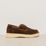Mocassino uomo in suede marrone TRINITA MARRONE MAZE 
